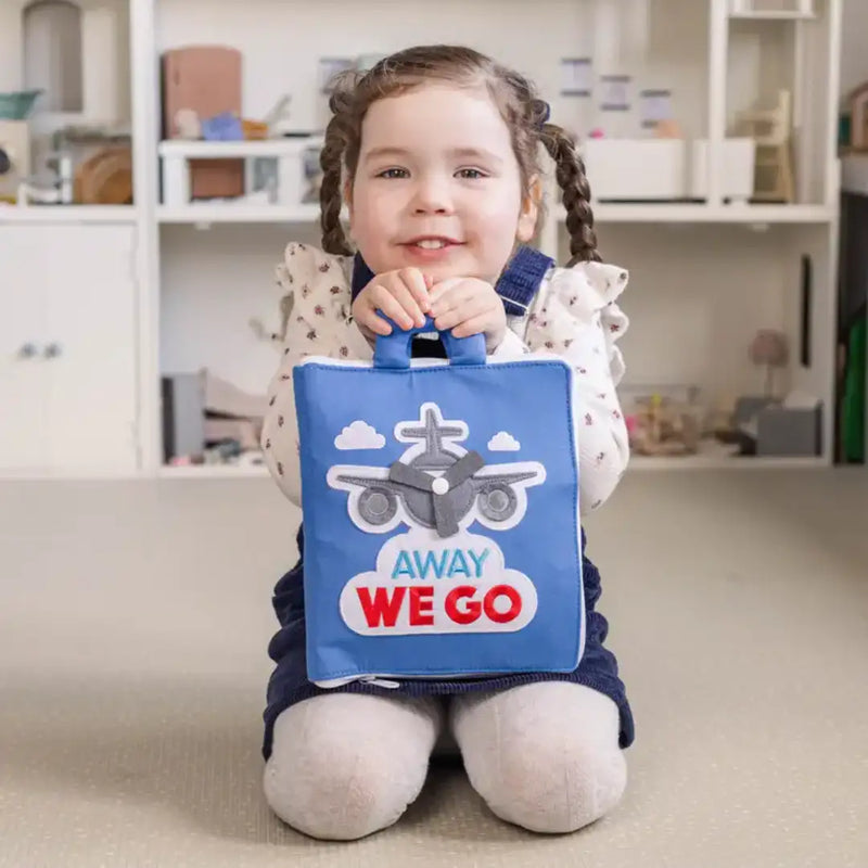 Curious Columbus - Fabric Activity Book - Away We Go