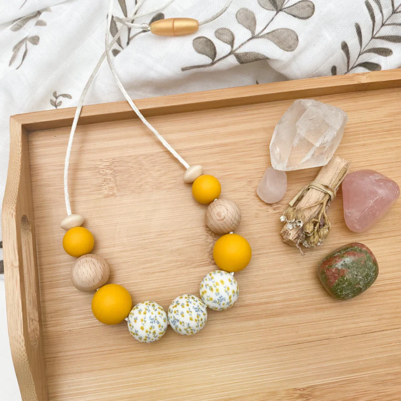 One Chew Three Spring Bloom Necklace