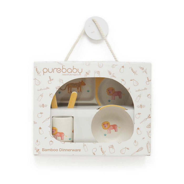 Purebaby Dinnerware Set - Safari