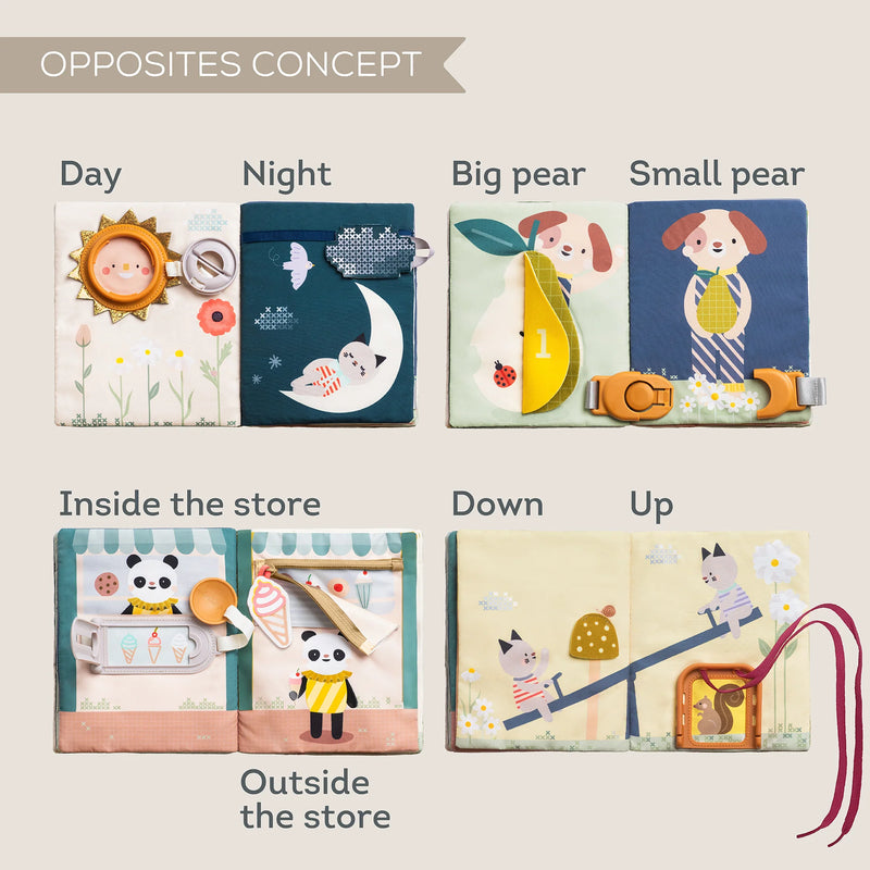 Opposites Busy Book - Taf Toys