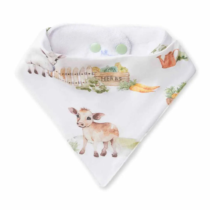 Snuggle Hunny Bib - Organic Dribble Bib - various