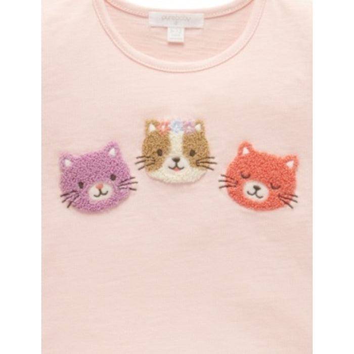 PureBaby - Fluffy Cat Ruffle Tee