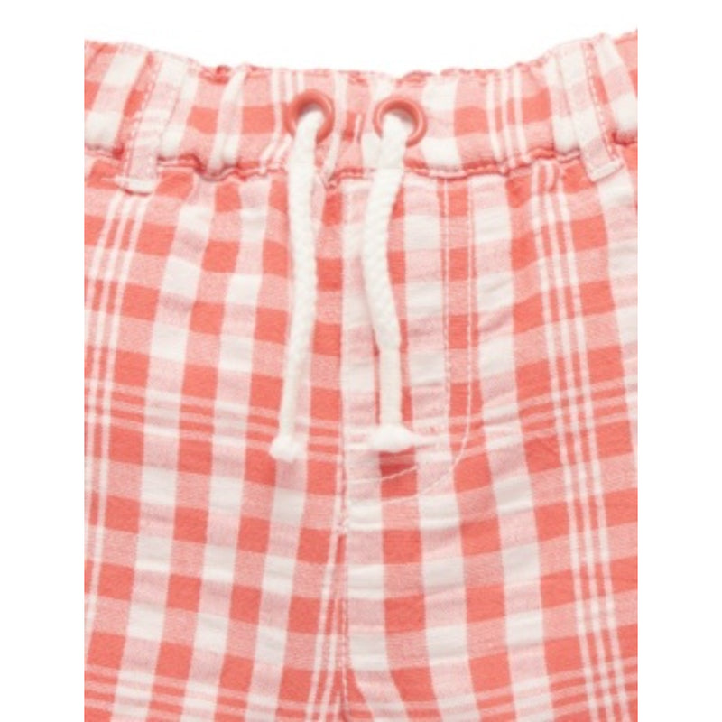 PureBaby - Festive Gingham Shorts