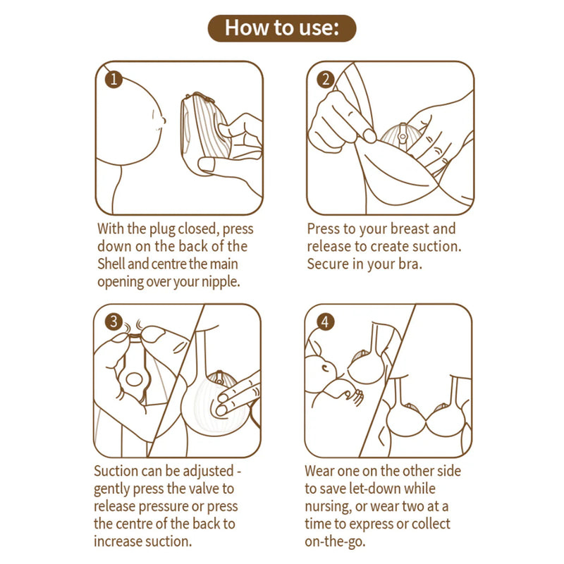 Haakaa - Shell Wearable Silicone Pump- 75ml