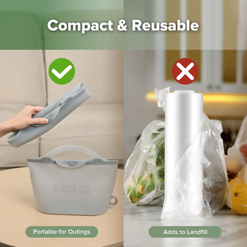 Haakaa - Multipurpose Steamer and Sterillier Bag Single - Lime