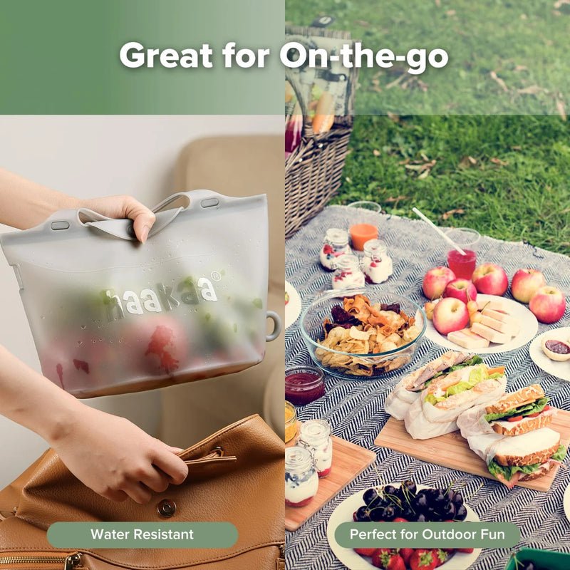 Haakaa - Multipurpose Steamer and Sterillier Bag Single - Lime