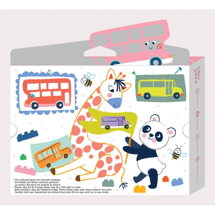 Haku Yoka Block Crayons - Bus