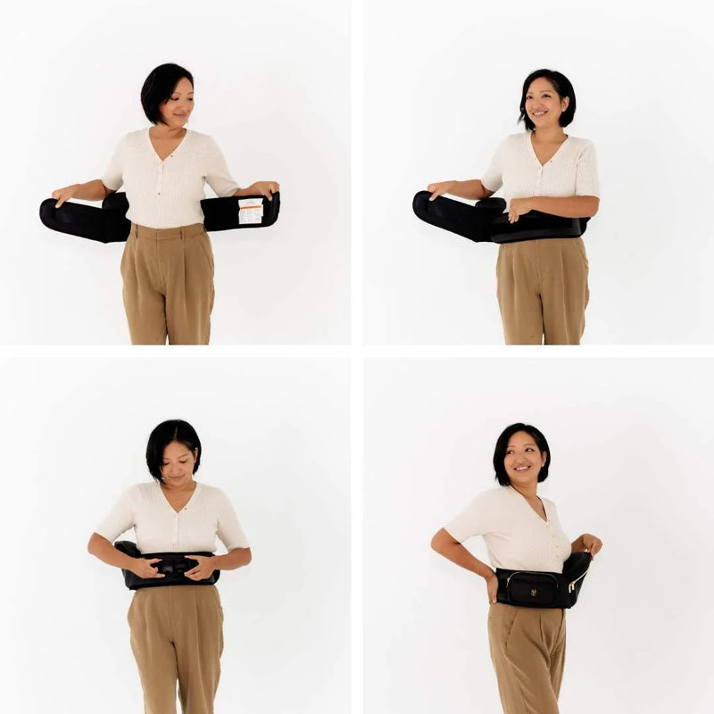 Hipsurfer Hip Seat Baby Carrier Vegan Leather