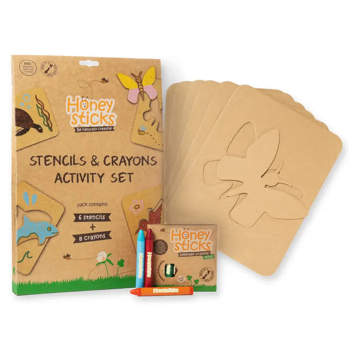 Honeysticks Jumbo Stencils & Crayons Activity Pack