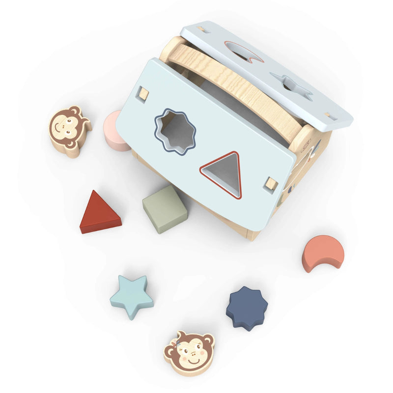 Speedy Monkey - Shape Sorter with 8 Blocks