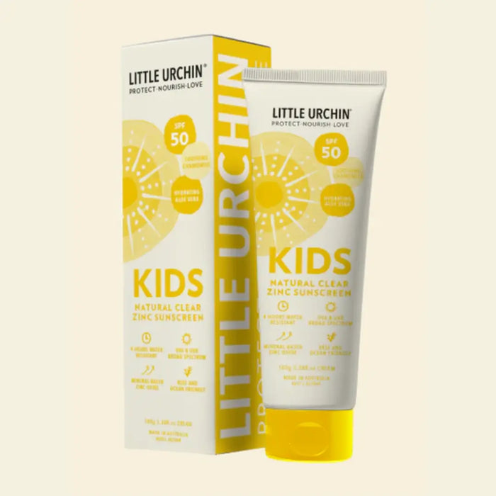 Little Urchin - Kids Natural Clear Zinc Sunscreen SPF 50+