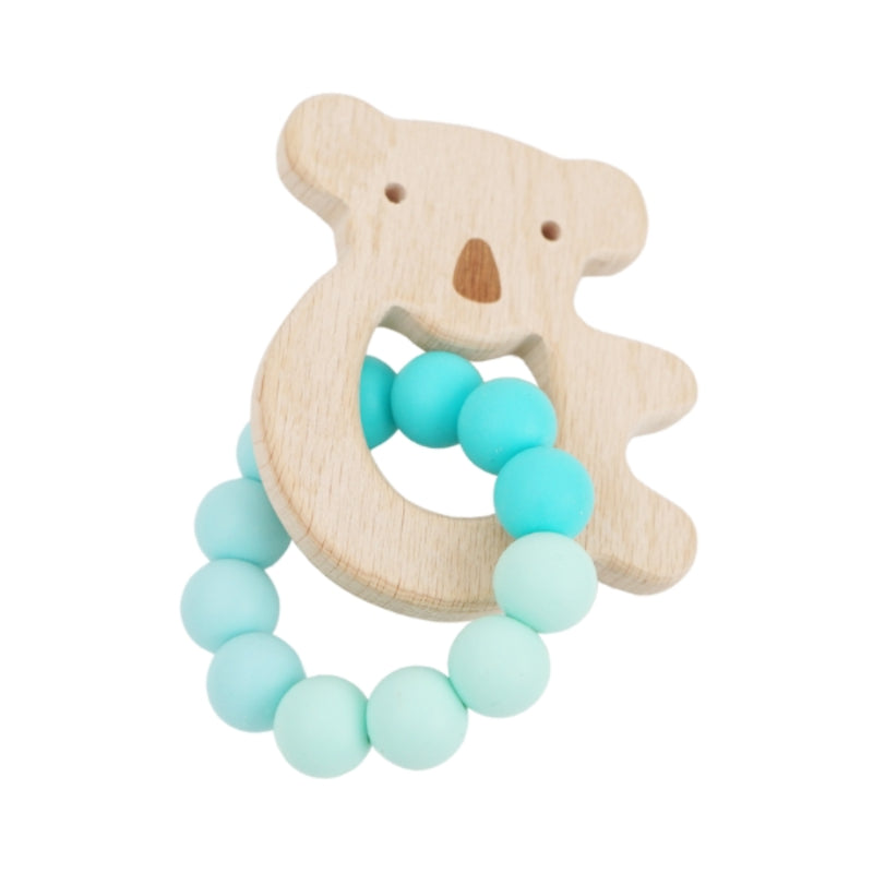 Petite Vous - Koala Silicone + Beechwood Teether Ring