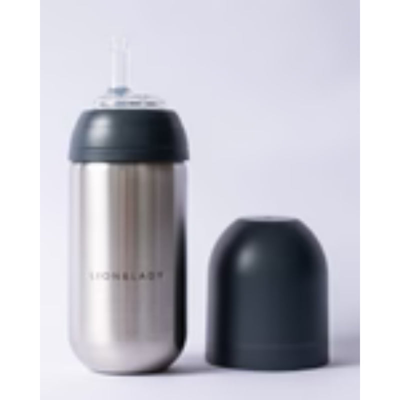 Lion & Lady - 18/8 Stainless Steel Toddler Straw Cup – 350ml