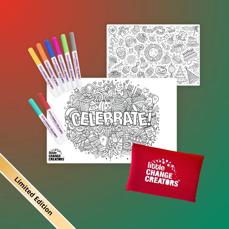 Little Change Creators - Pocket Reusable Colouring In Set