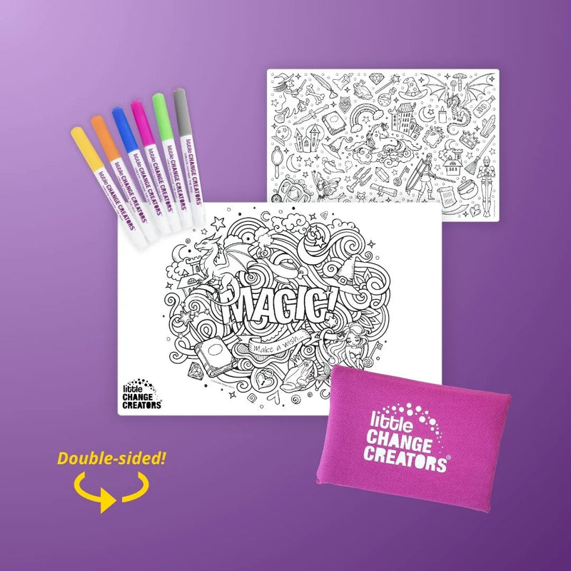 Little Change Creators - Pocket Reusable Colouring In Set