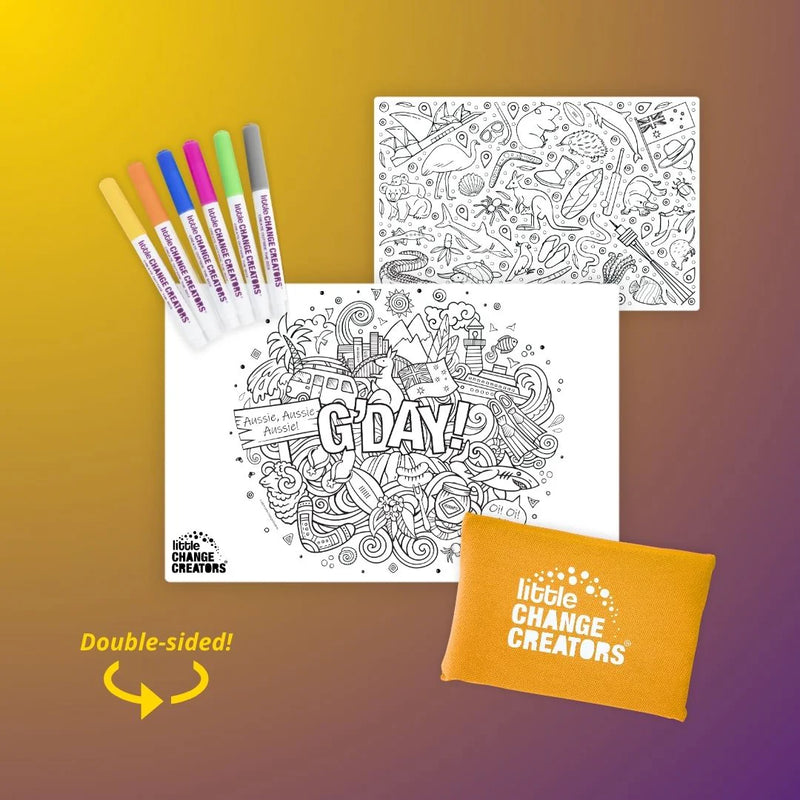 Little Change Creators - Pocket Reusable Colouring In Set