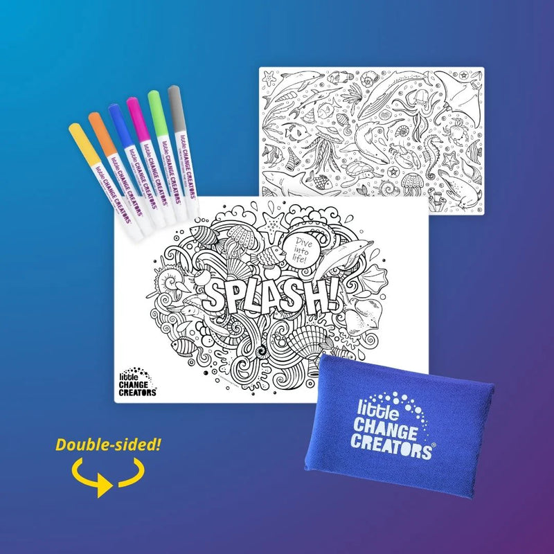 Little Change Creators - Pocket Reusable Colouring In Set