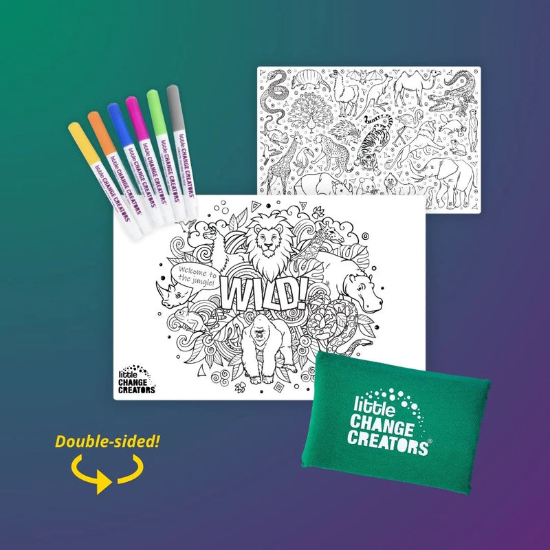 Little Change Creators - Pocket Reusable Colouring In Set