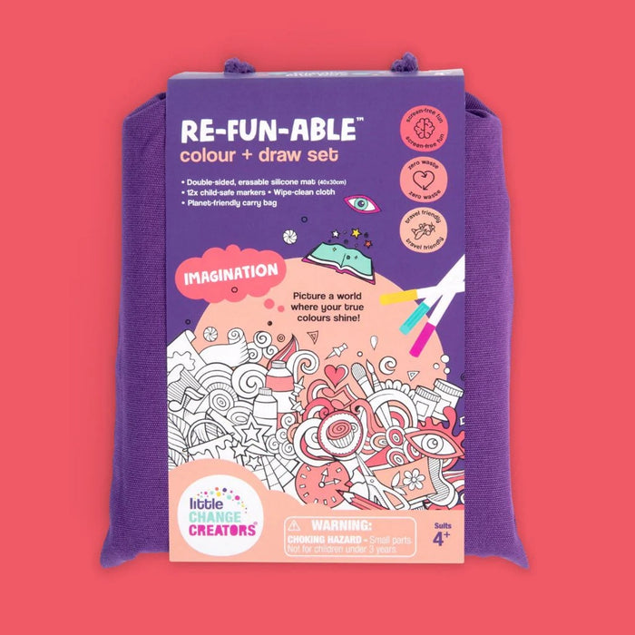 Re-FUN-able Colouring Set - Little Change Creators