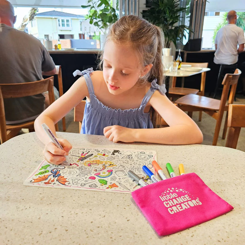 Little Change Creators - Pocket Reusable Colouring In Set