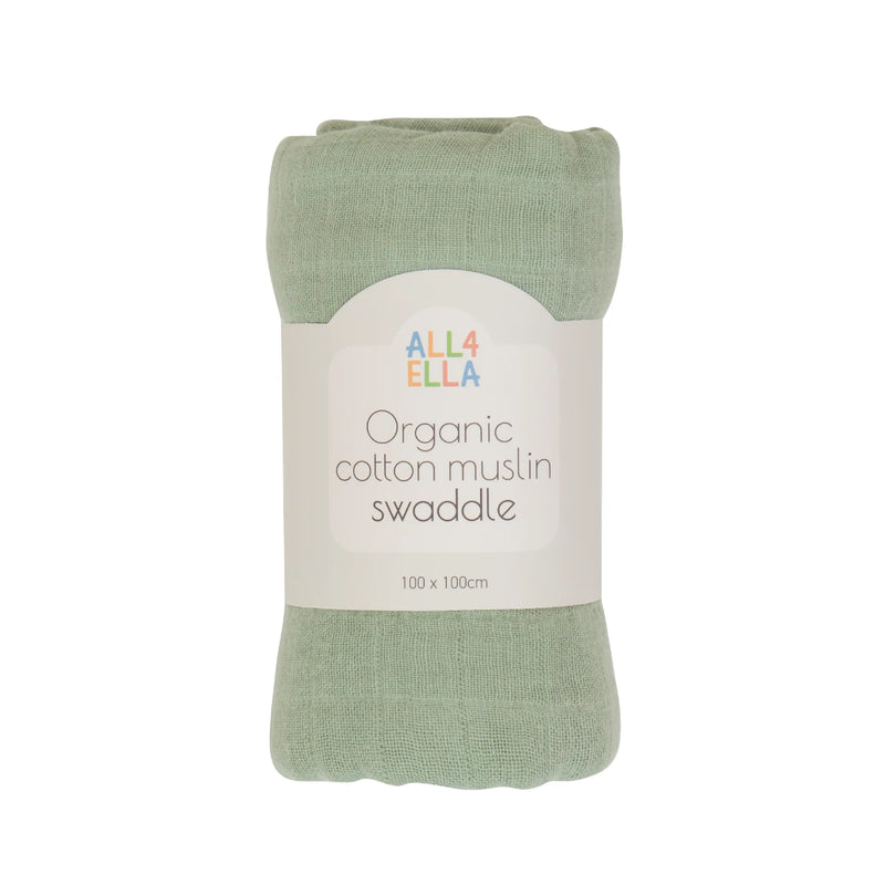All4Ella - 100% Organic Cotton Muslin Swaddles