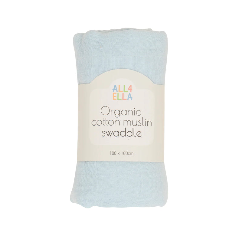 All4Ella - 100% Organic Cotton Muslin Swaddles