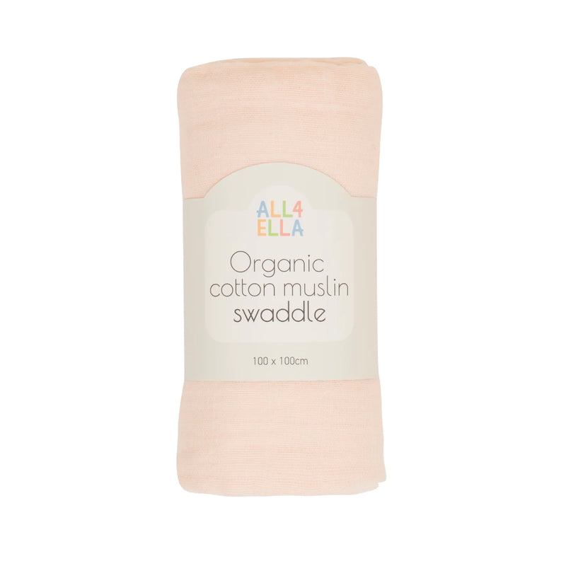 All4Ella - 100% Organic Cotton Muslin Swaddles