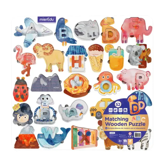 Matching ABC Wooden Puzzle Deluxe