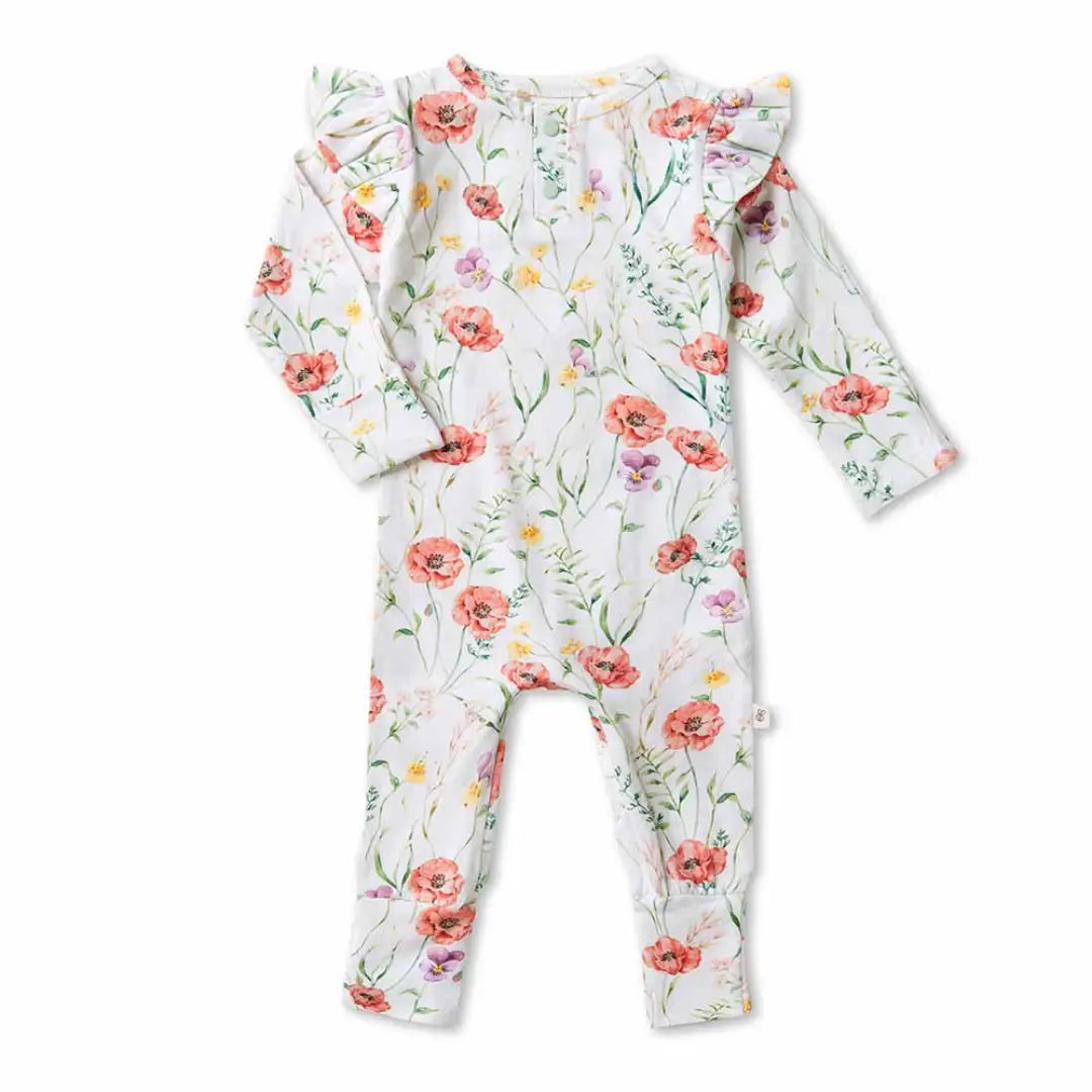 Snuggle Hunny Growsuit (baby onesie) - Meadow