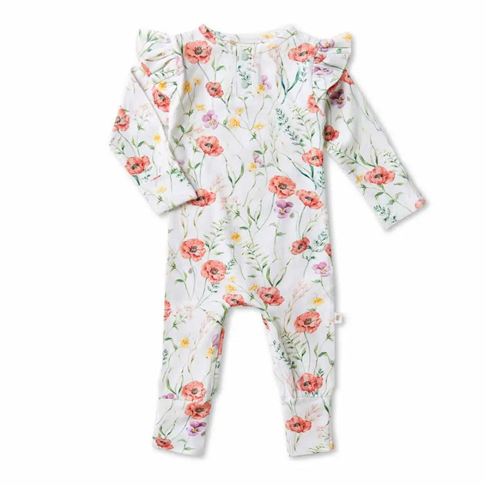 Snuggle Hunny Growsuit (baby onesie) - Meadow