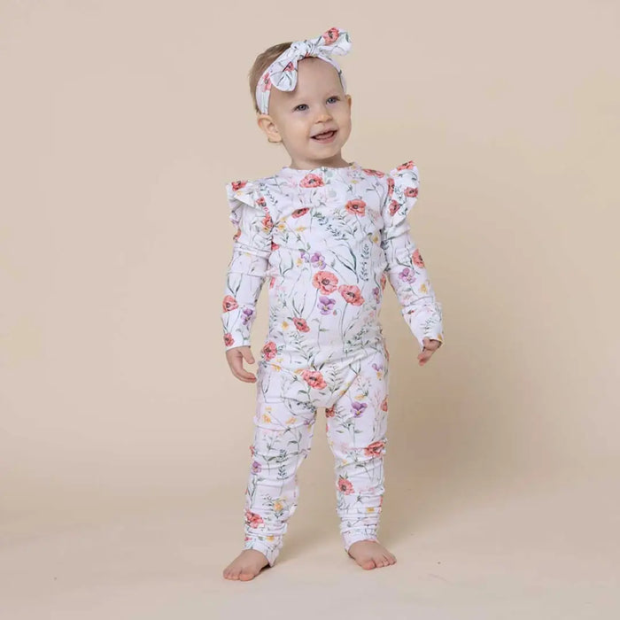 Snuggle Hunny Growsuit (baby onesie) - Meadow