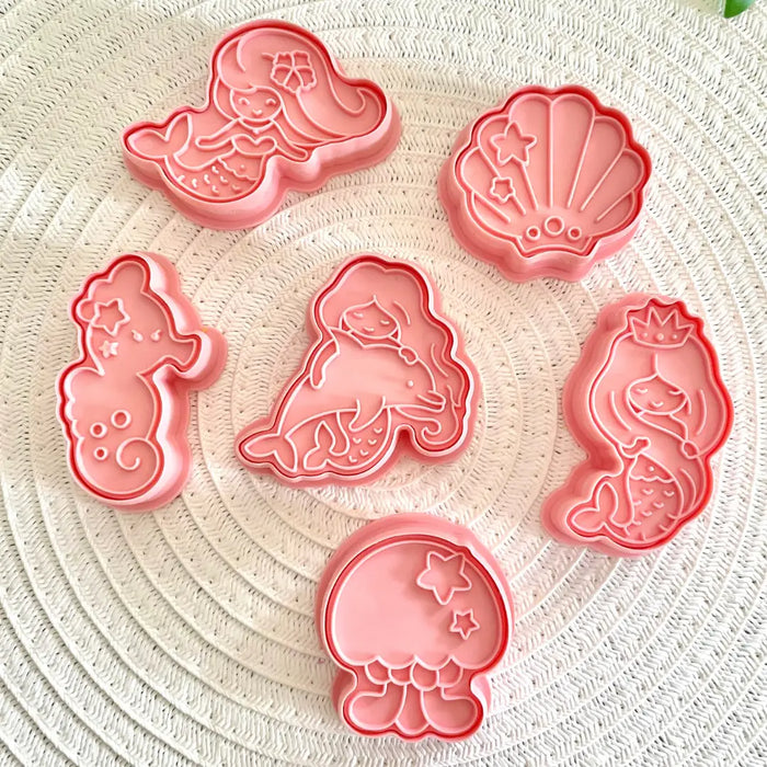 Wild Dough - Cutters and Stamps Set - Mermaids & Pirates