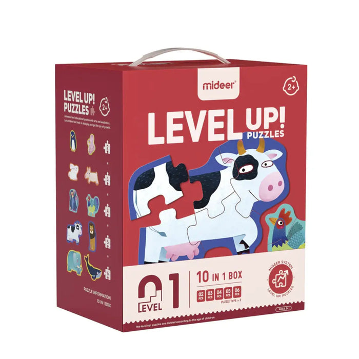 Mideer Level Up Puzzle Level 1 Common Animals