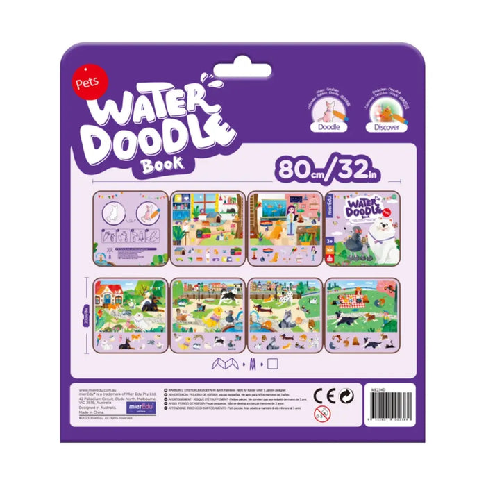 Mieredu Magic Water Doodle Book - Pets