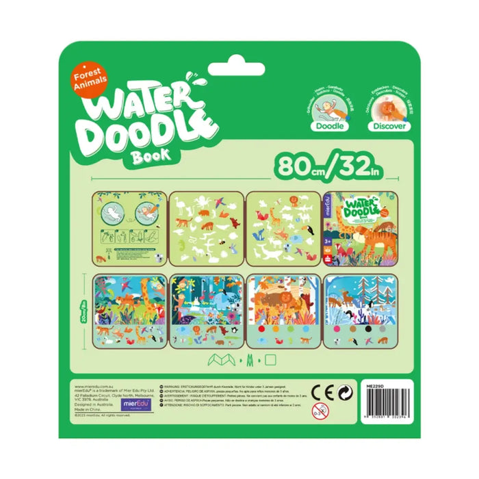 Mieredu Magic Water Doodle Book - Wild Animals