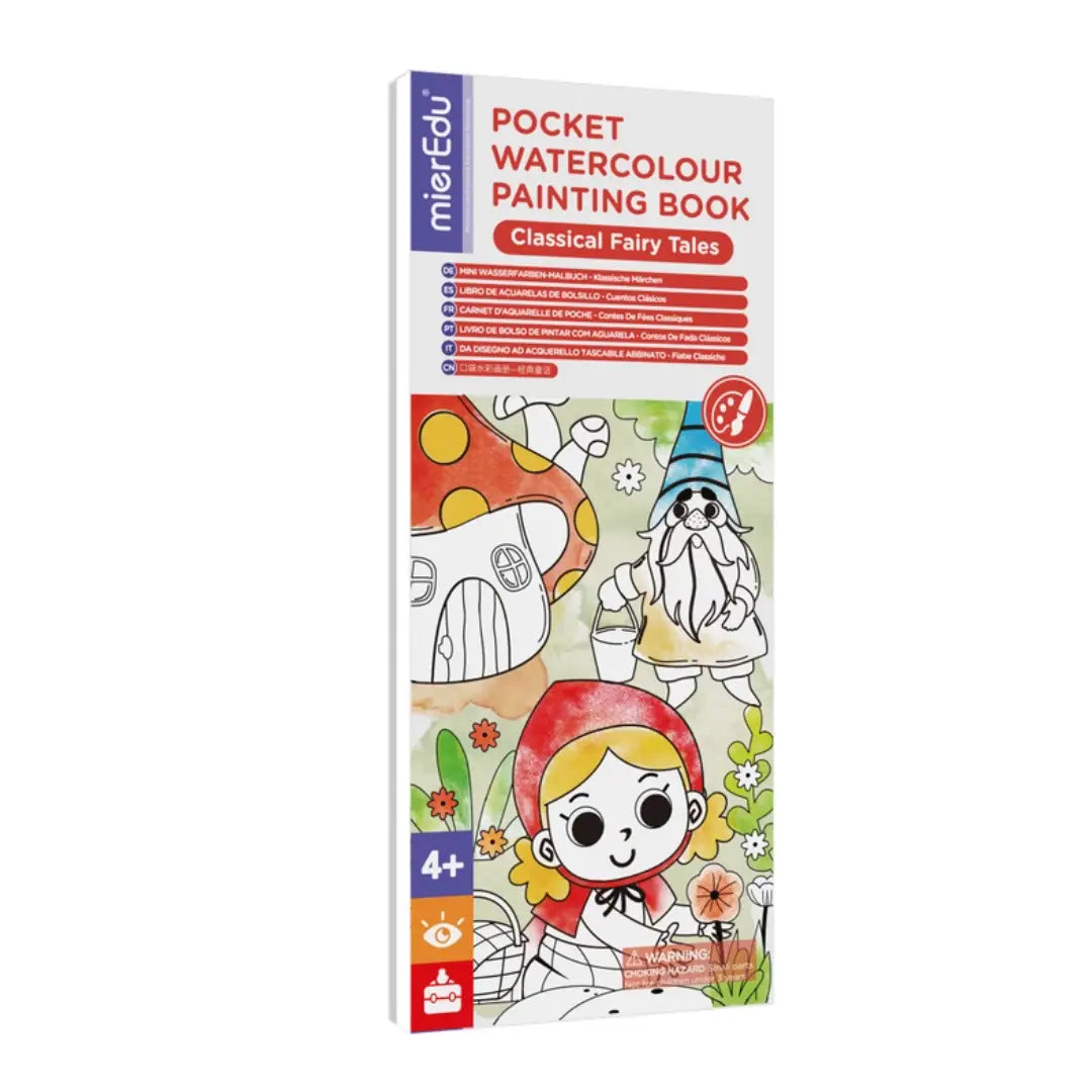 Mieredu Pocket Watercolour Painting Book - Fairy Tales