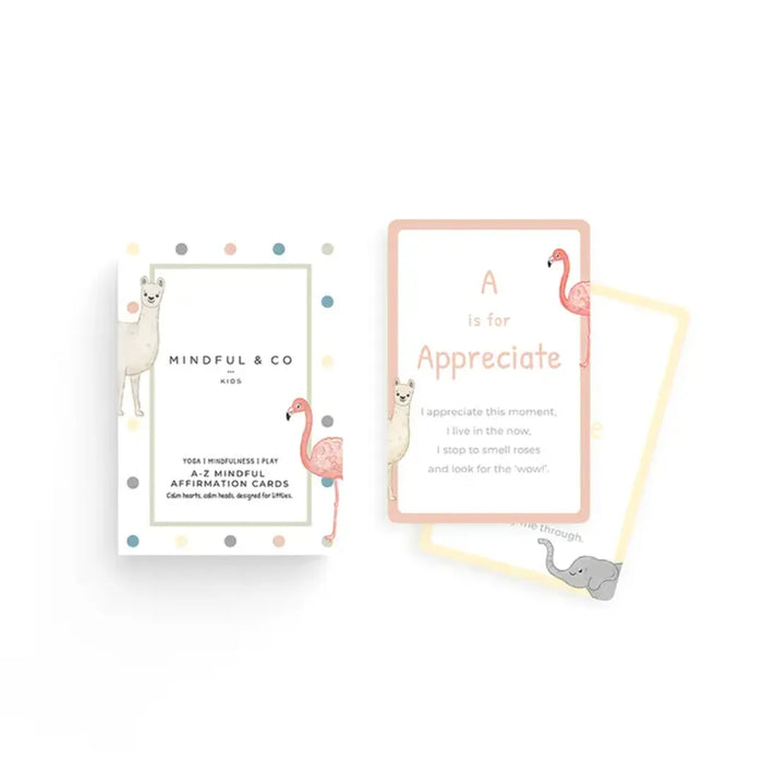 Mindful and Co Kids - A-Z Mindful Affirmation Cards