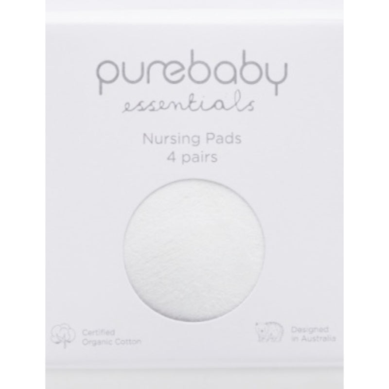 PureBaby - Organic Nursing pads - Baby Breathe White