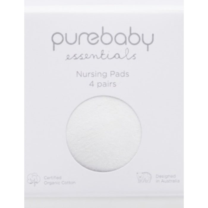 PureBaby - Organic Nursing pads - Baby Breathe White