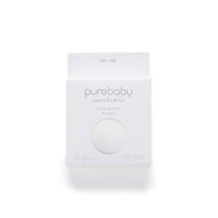 PureBaby - Organic Nursing pads - Baby Breathe White