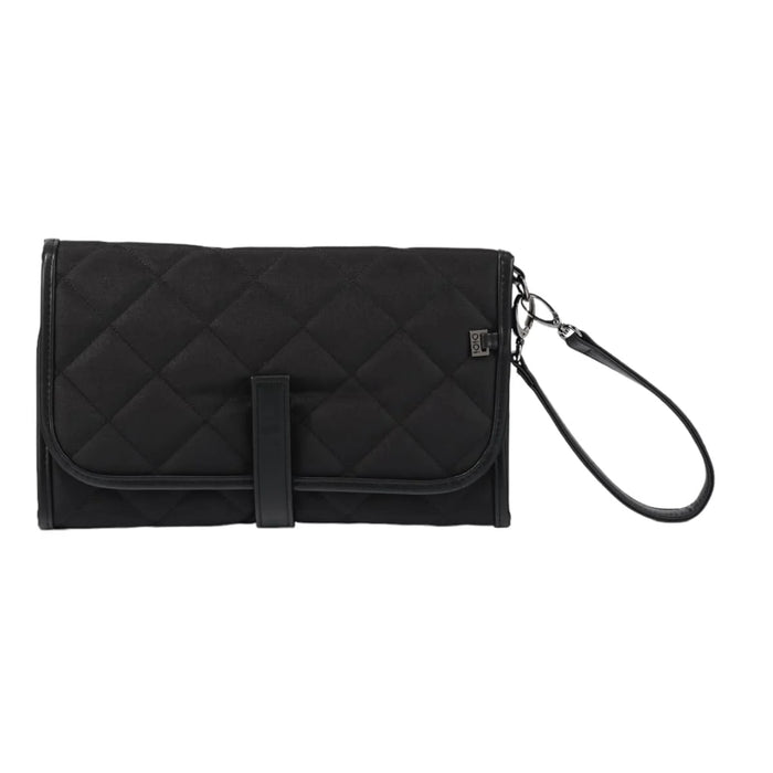 OiOi - Change Mat Clutch - Black Quilt