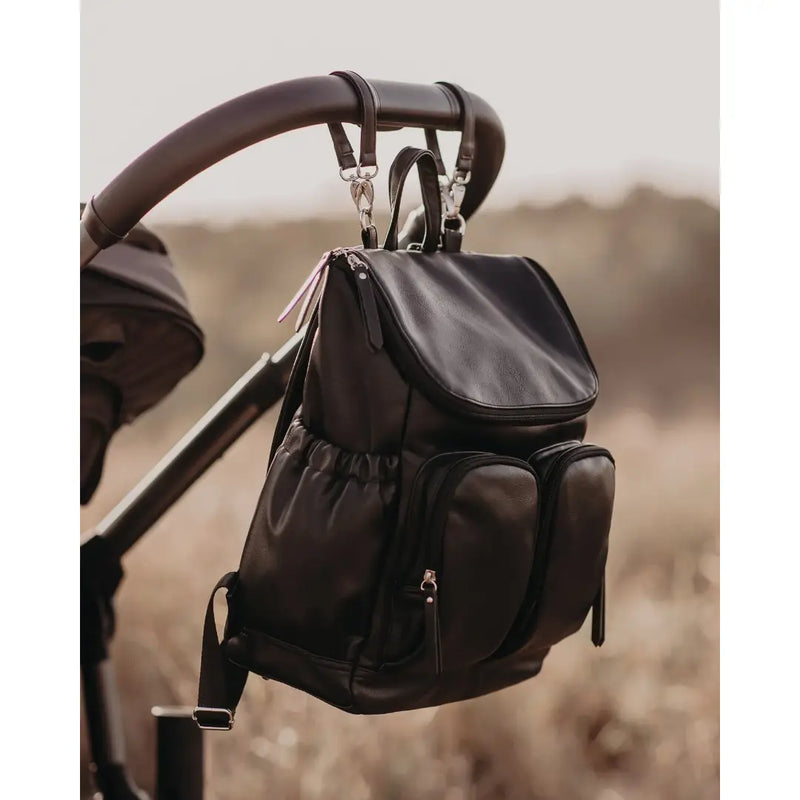 OiOi Signature Vegan Leather Nappy Backpack
