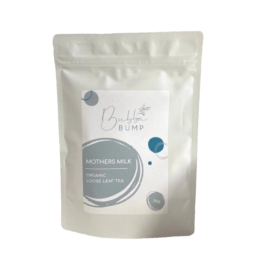 Tea package labeled 'Bump' on a beige background