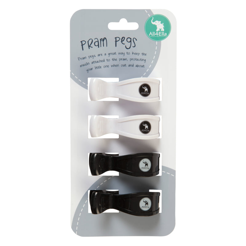 All4Ella - 4pack of Pram Pegs