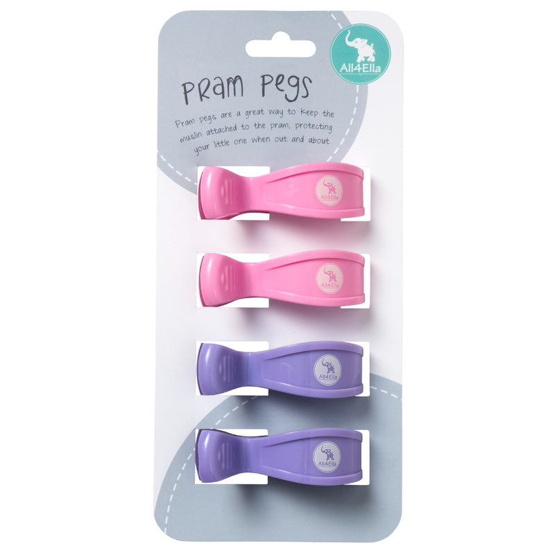 All4Ella - 4pack of Pram Pegs