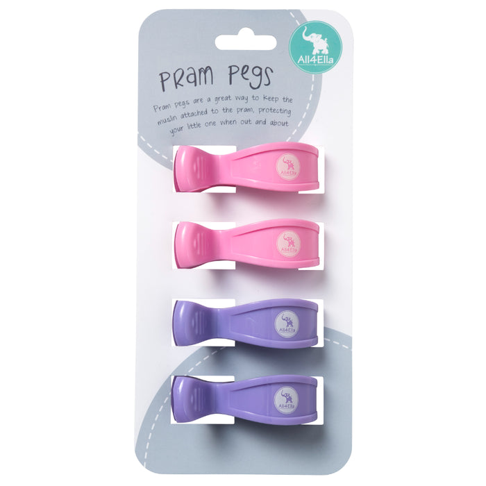 All4Ella - 4pack of Pram Pegs