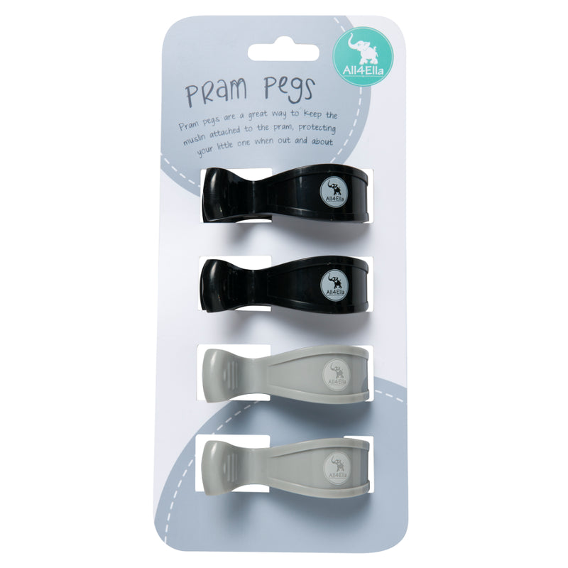 All4Ella - 4pack of Pram Pegs