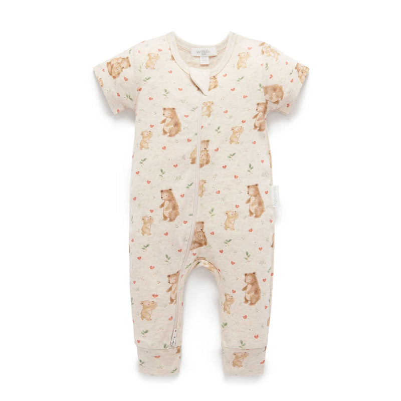 Pure Baby - Rib Growsuit with Legs