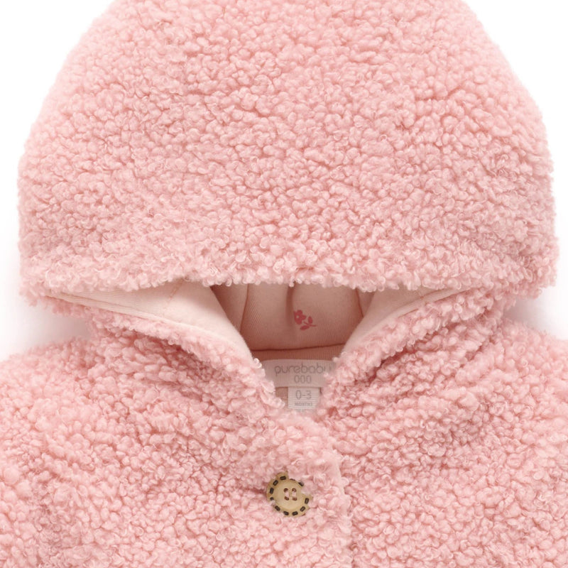 PureBaby Padded Shearling Jacket