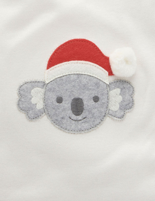 Purebaby Santa Bib